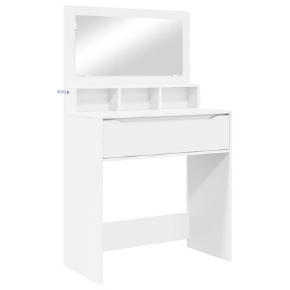 vidaXL Bedroom Dressing Tables with Drawer White 80 x 39.6 x 135 cm