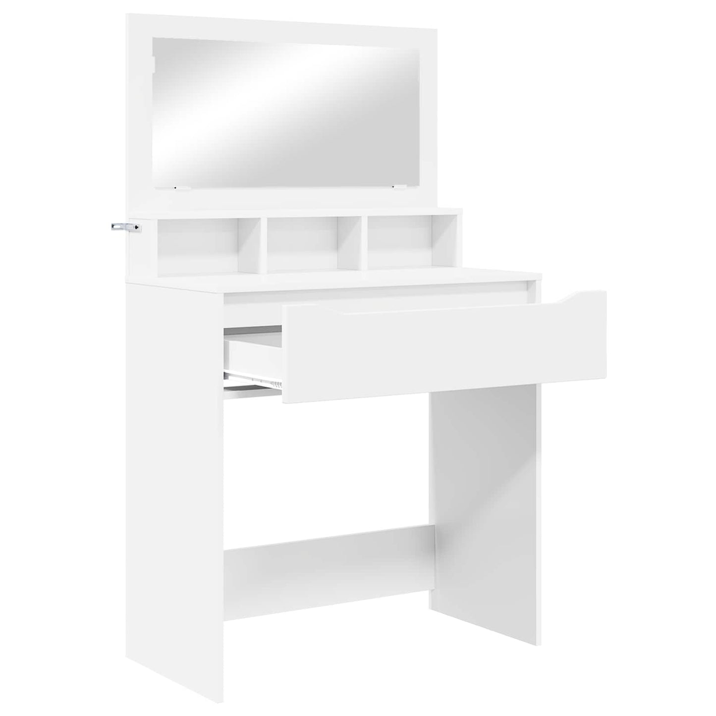 vidaXL Bedroom Dressing Tables with Drawer White 80 x 39.6 x 135 cm