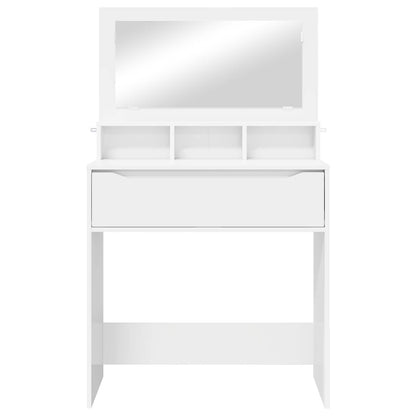vidaXL Bedroom Dressing Tables with Drawer White 80 x 39.6 x 135 cm