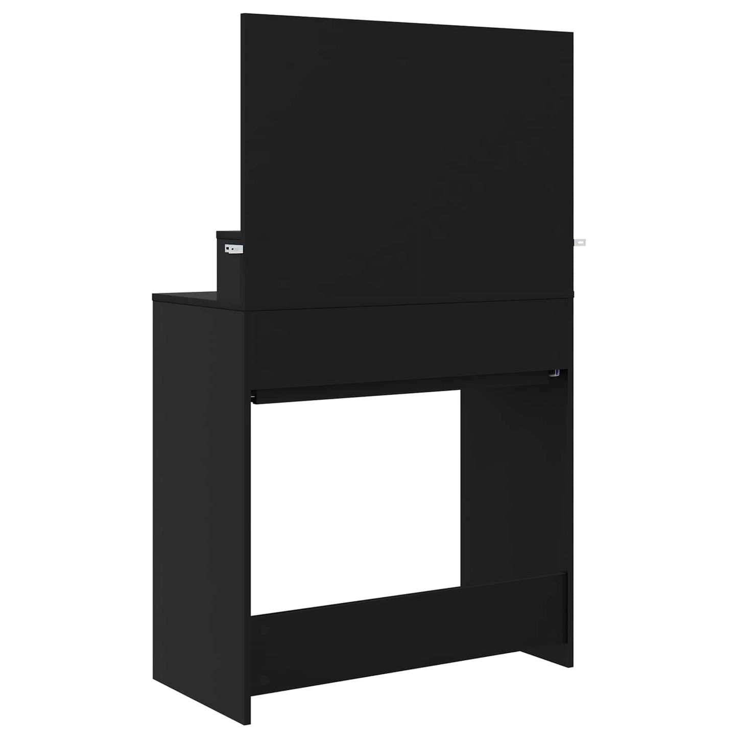 vidaXL Bedroom Dressing Tables with Drawer Black 80 x 39.6 x 135 cm