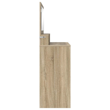 vidaXL Bedroom Dressing Tables Sonoma Oak 80 x 39.6 x 135 cm