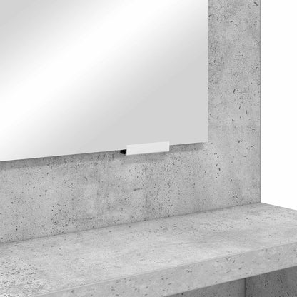 vidaXL Bedroom Dressing Tables Concrete Grey 80 x 39.6 x 135 cm