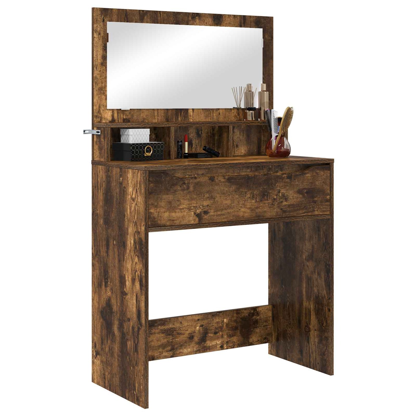 vidaXL Bedroom Dressing Tables Smoked Oak 80 x 39.6 x 135 cm