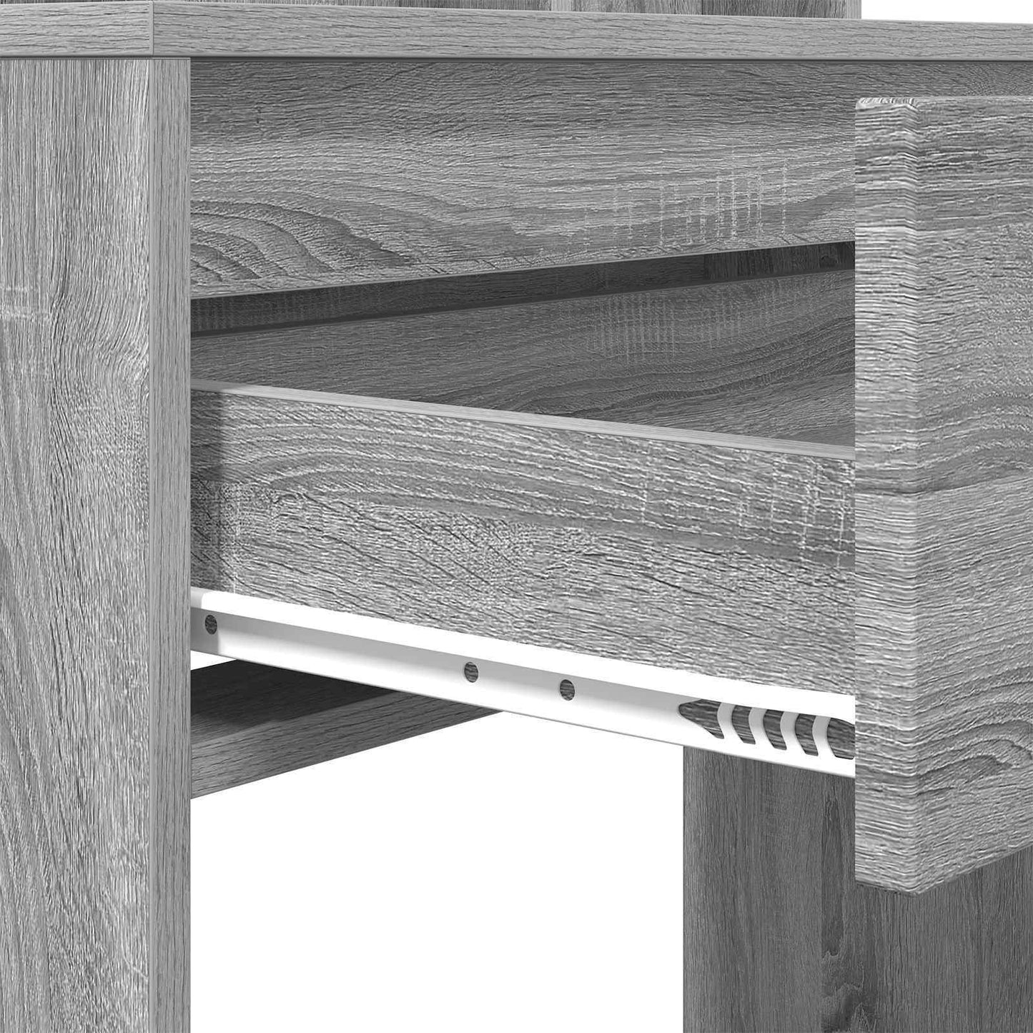 vidaXL Bedroom Dressing Tables Grey Sonoma 80 x 39.6 x 135 cm