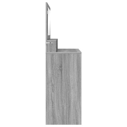 vidaXL Bedroom Dressing Tables Grey Sonoma 80 x 39.6 x 135 cm
