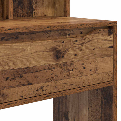 vidaXL Bedroom Dressing Tables with Drawer Old Wood 80 x 39.6 x 135 cm