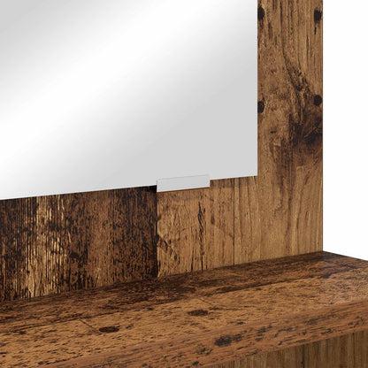 vidaXL Bedroom Dressing Tables with Drawer Old Wood 80 x 39.6 x 135 cm