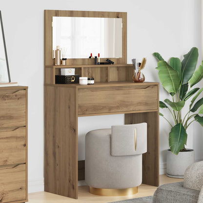 vidaXL Bedroom Dressing Tables Artisan Oak 80 x 39.6 x 135 cm