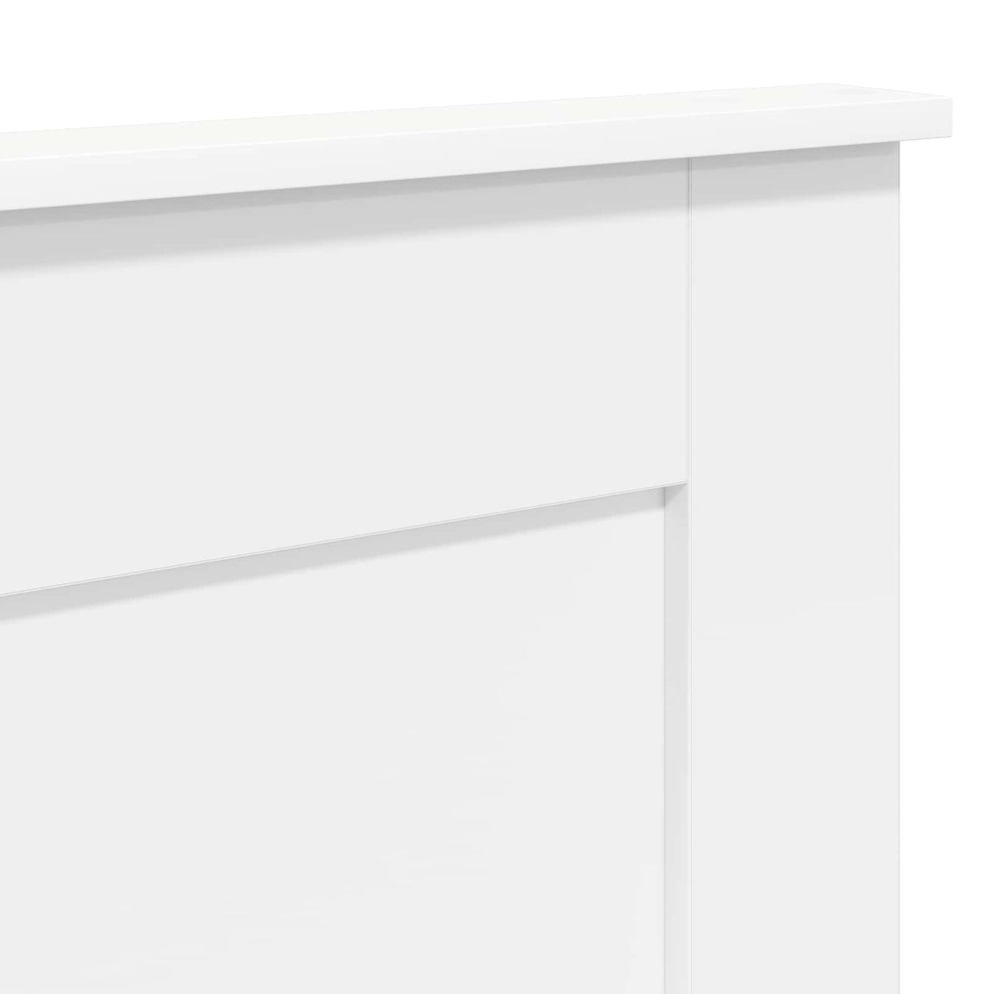 vidaXL Headboard with Headboard White 200 cm Engineered Wood
