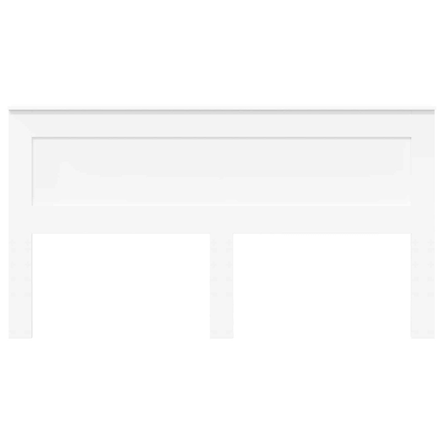 vidaXL Headboard with Headboard White 200 cm Engineered Wood