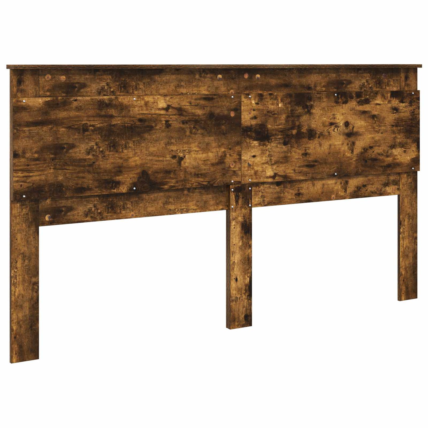 vidaXL Headboard with Headboard Smoked Oak 200 cm Engineered Wood