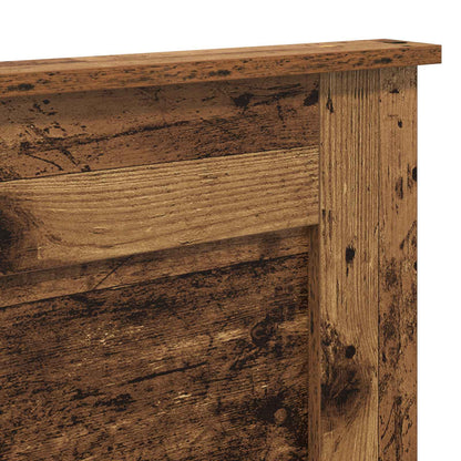 vidaXL Headboard with Headboard Old Wood 200 cm Engineered Wood