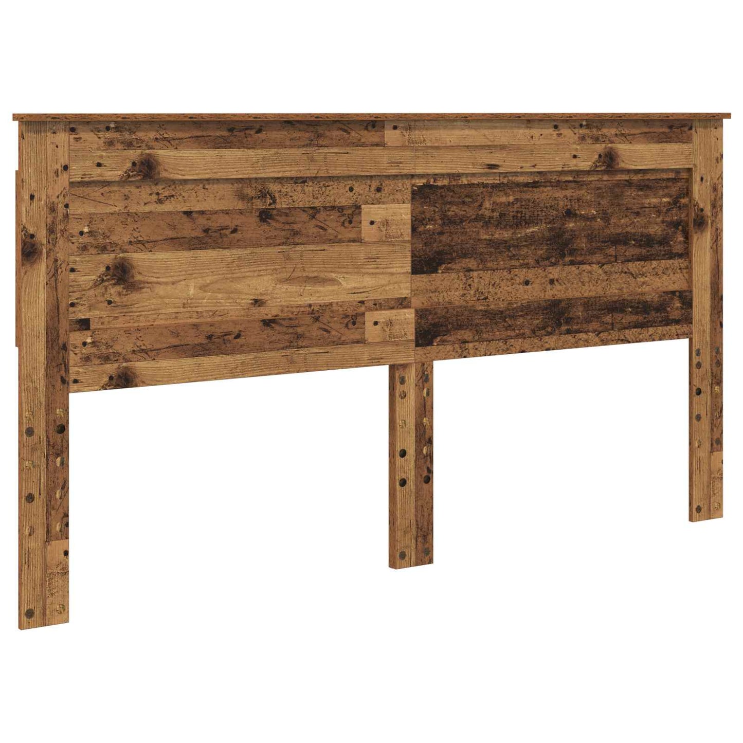 vidaXL Headboard with Headboard Old Wood 200 cm Engineered Wood