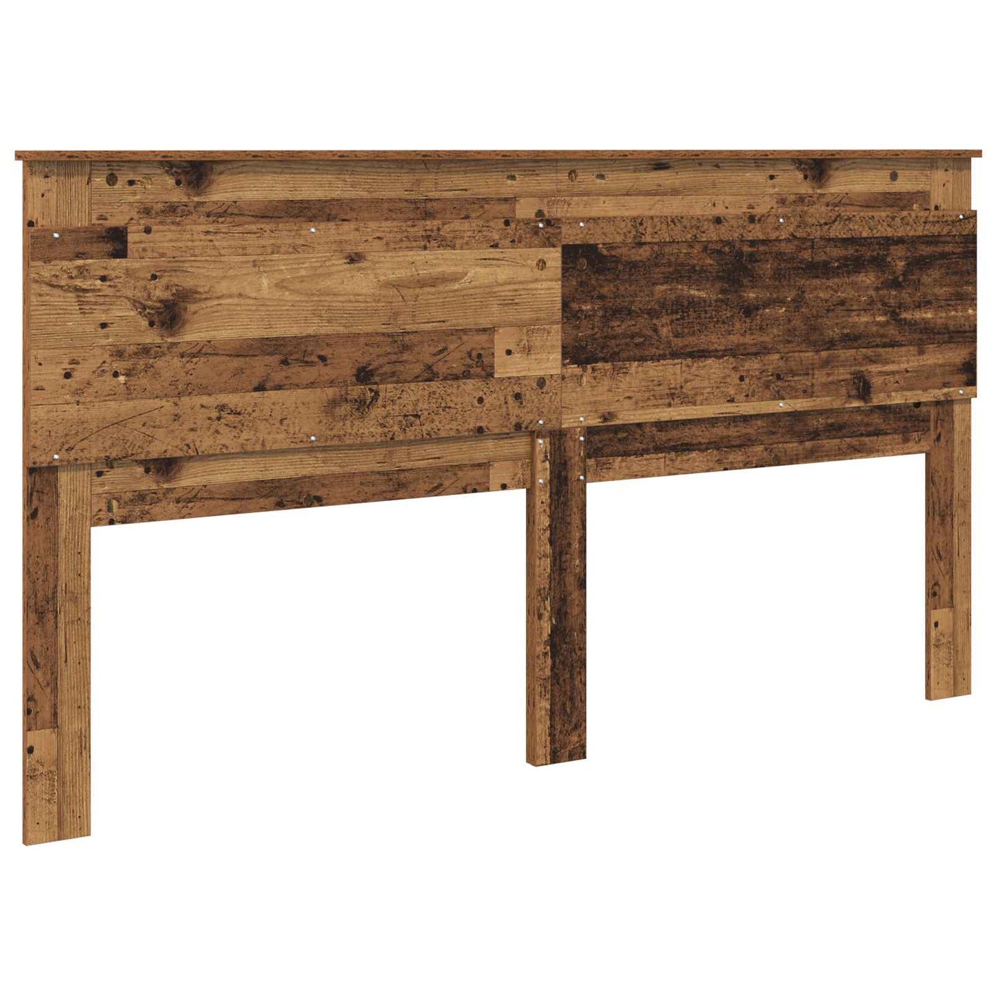 vidaXL Headboard with Headboard Old Wood 200 cm Engineered Wood