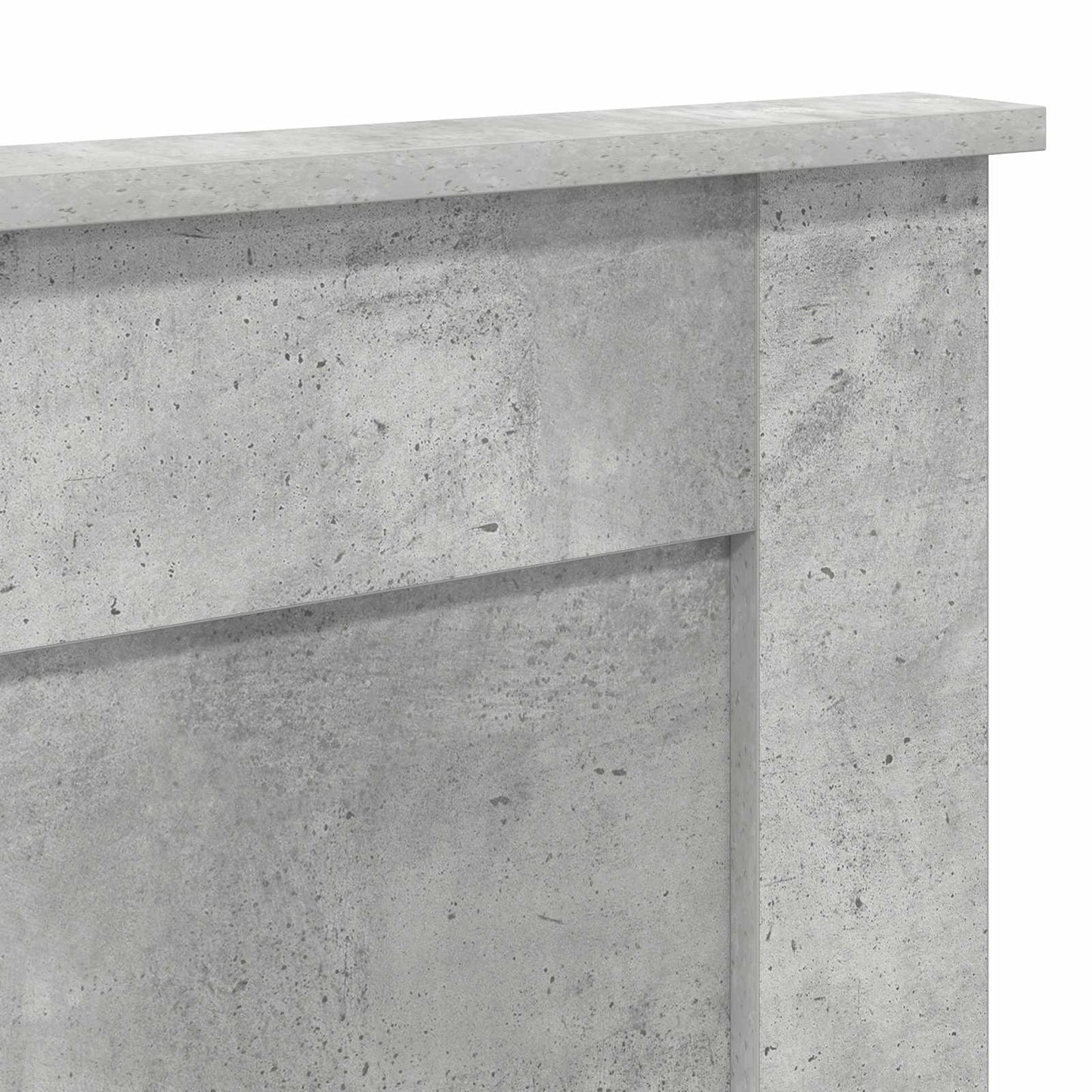 vidaXL Headboard with Headboard Concrete Grey 180 cm Engineered Wood