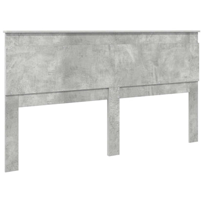 vidaXL Headboard with Headboard Concrete Grey 180 cm Engineered Wood