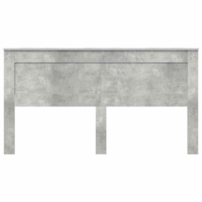 vidaXL Headboard with Headboard Concrete Grey 180 cm Engineered Wood