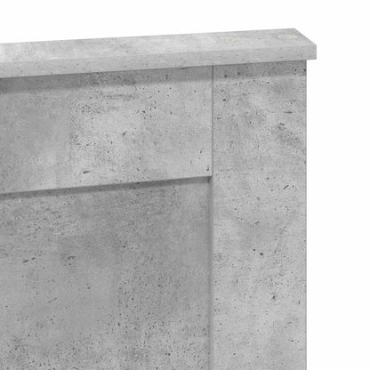 vidaXL Headboard with Headboard Concrete Grey 150 cm Engineered Wood
