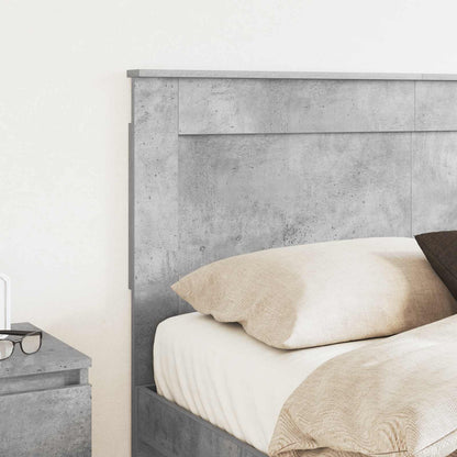 vidaXL Headboard with Headboard Concrete Grey 150 cm Engineered Wood
