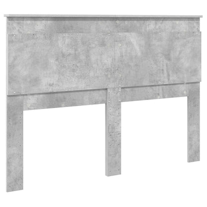 vidaXL Headboard with Headboard Concrete Grey 150 cm Engineered Wood