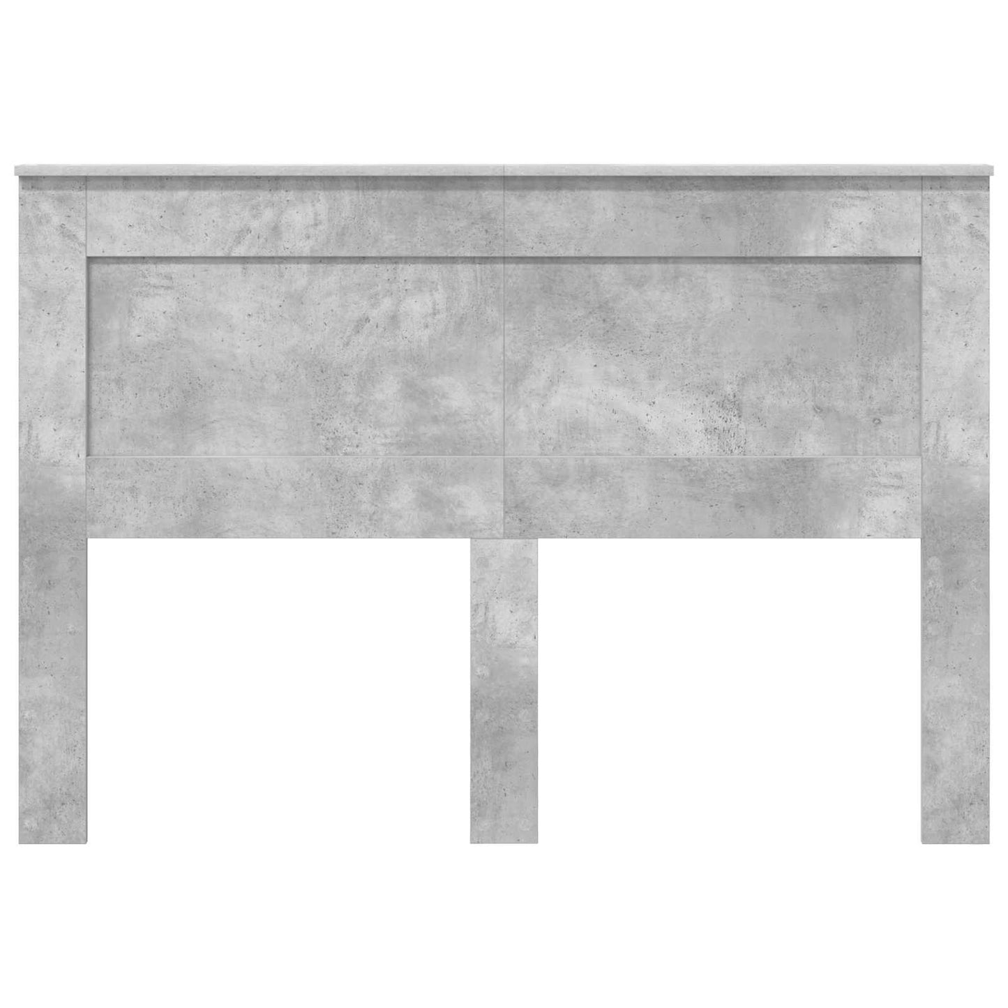vidaXL Headboard with Headboard Concrete Grey 150 cm Engineered Wood