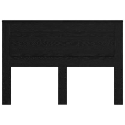 vidaXL Headboard with Headboard Black Oak 140 cm Engineered Wood