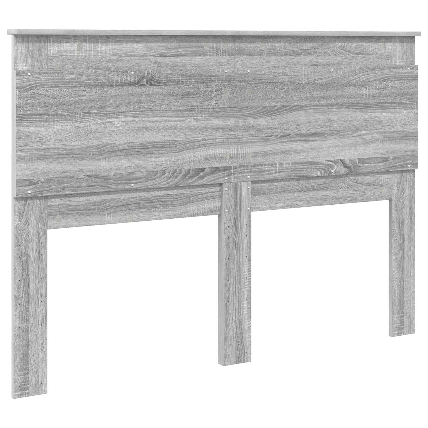 vidaXL Headboard with Headboard Grey Sonoma 140 cm Engineered Wood