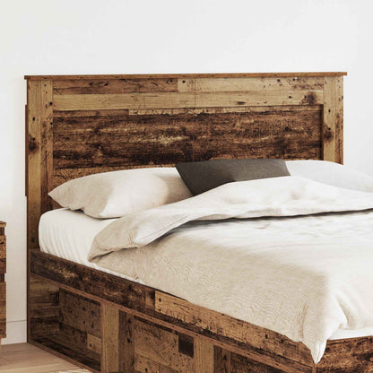 vidaXL Headboard with Headboard Old Wood 140 cm Engineered Wood