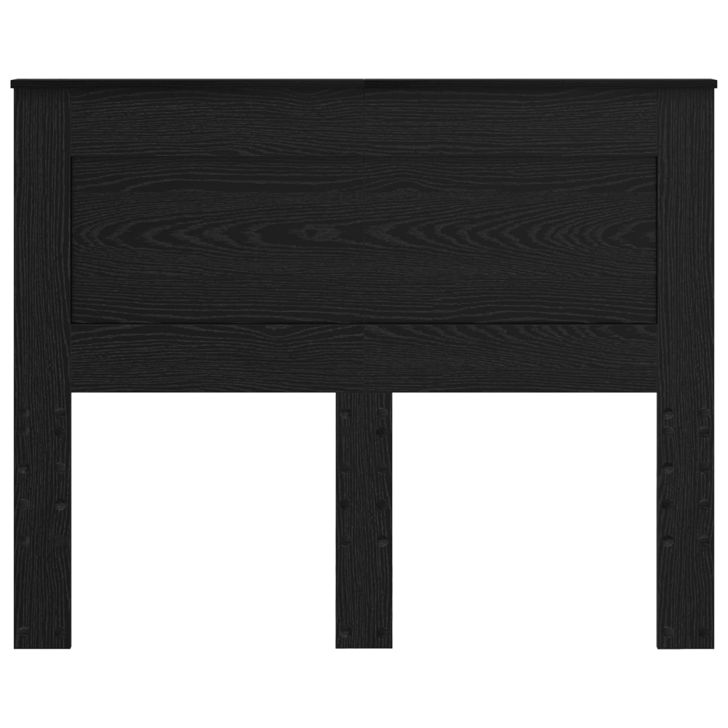 vidaXL Headboard with Headboard Black Oak 135 cm Engineered Wood