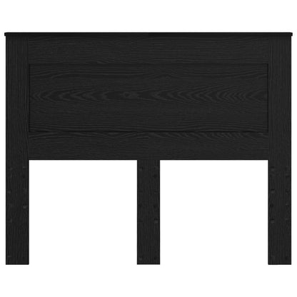 vidaXL Headboard with Headboard Black Oak 135 cm Engineered Wood