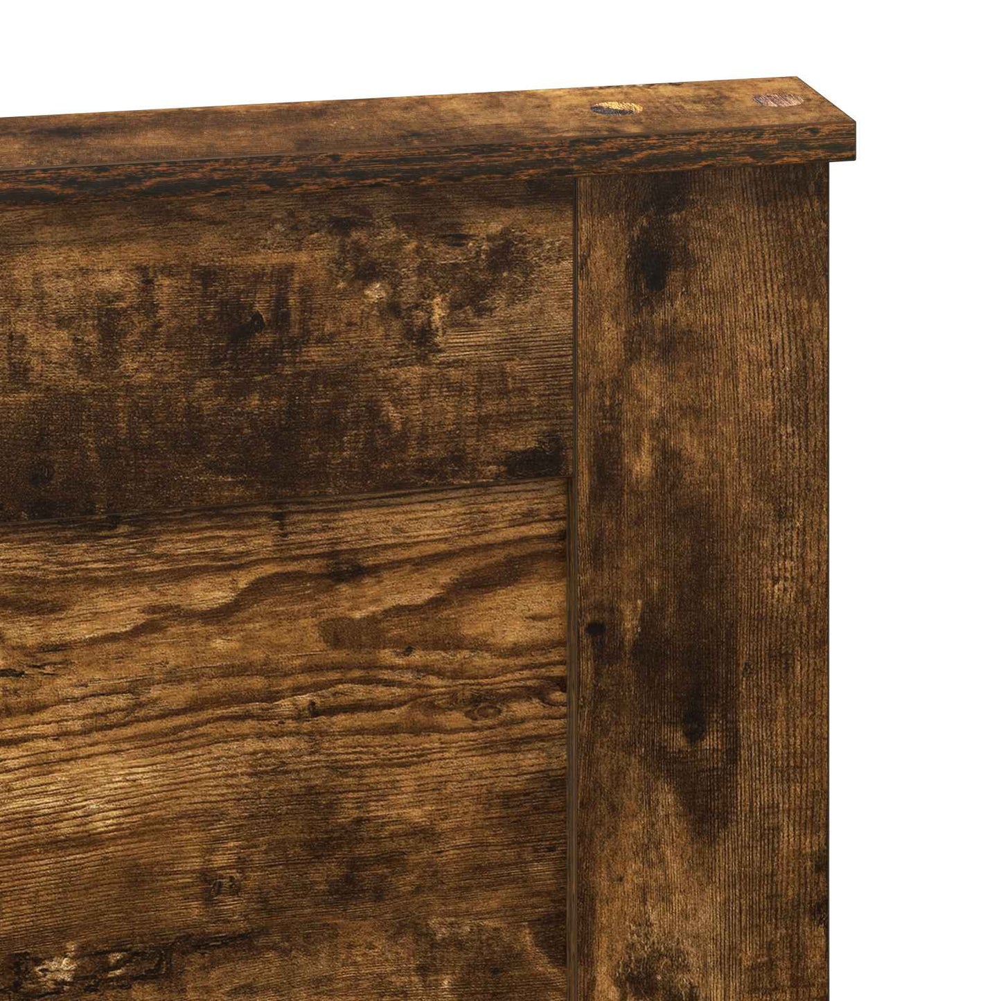 vidaXL Headboard with Headboard Smoked Oak 135 cm Engineered Wood