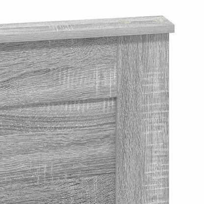 vidaXL Headboard with Headboard Grey Sonoma 135 cm Engineered Wood