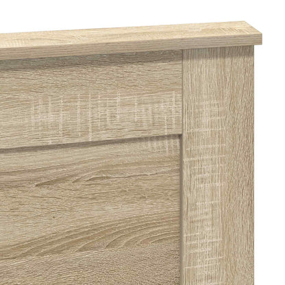 vidaXL Headboard with Headboard Sonoma Oak 120 cm Engineered Wood