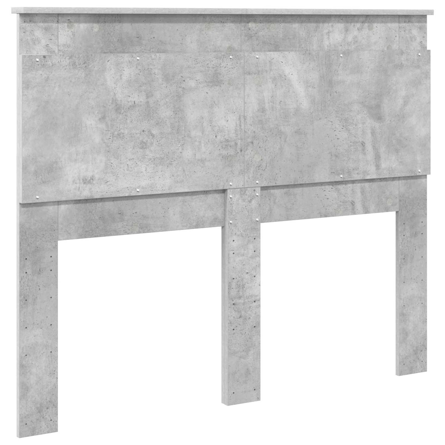 vidaXL Headboard with Headboard Concrete Grey 120 cm Engineered Wood