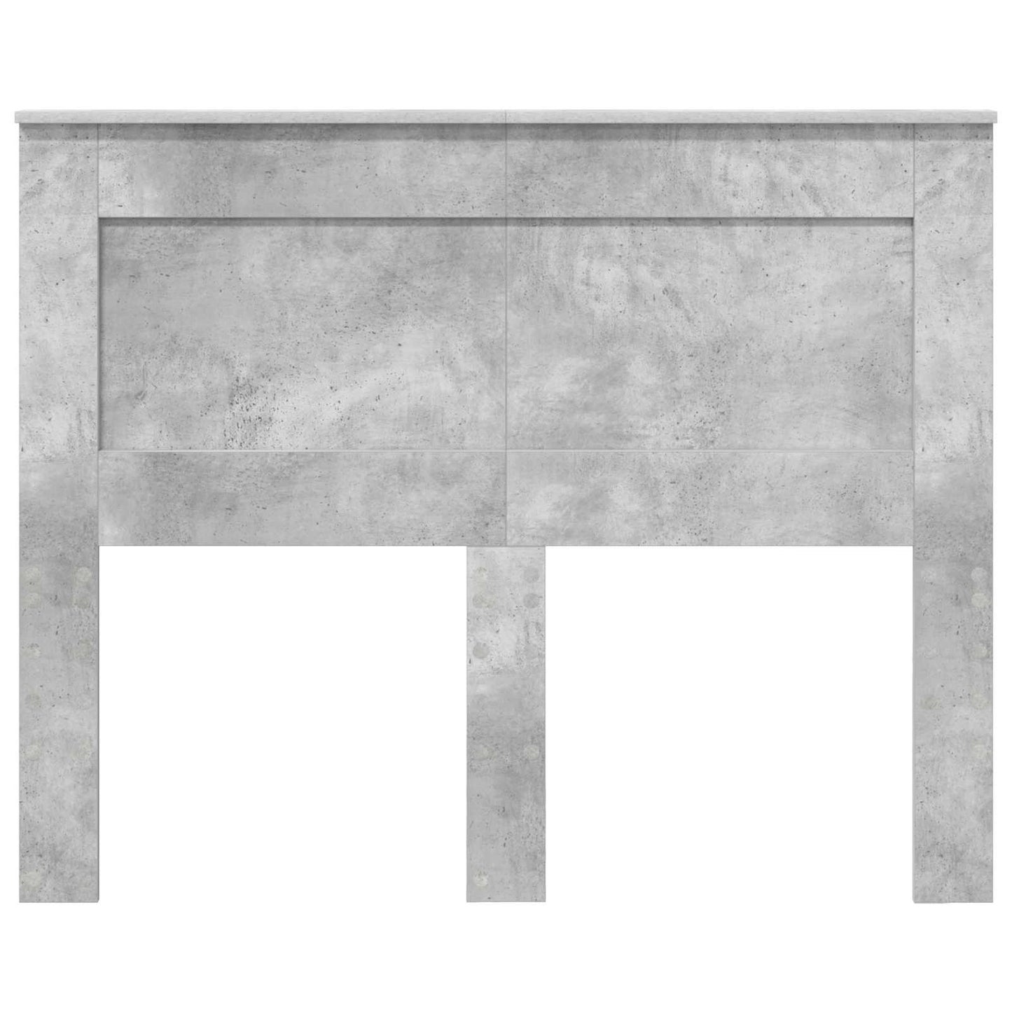 vidaXL Headboard with Headboard Concrete Grey 120 cm Engineered Wood