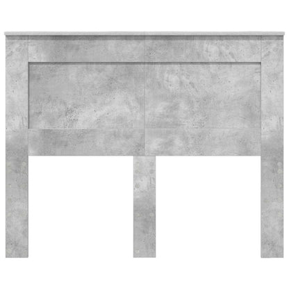 vidaXL Headboard with Headboard Concrete Grey 120 cm Engineered Wood