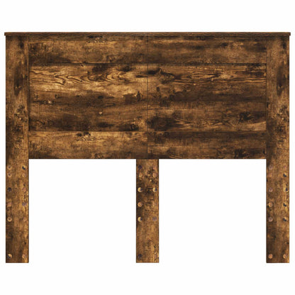 vidaXL Headboard with Headboard Smoked Oak 120 cm Engineered Wood