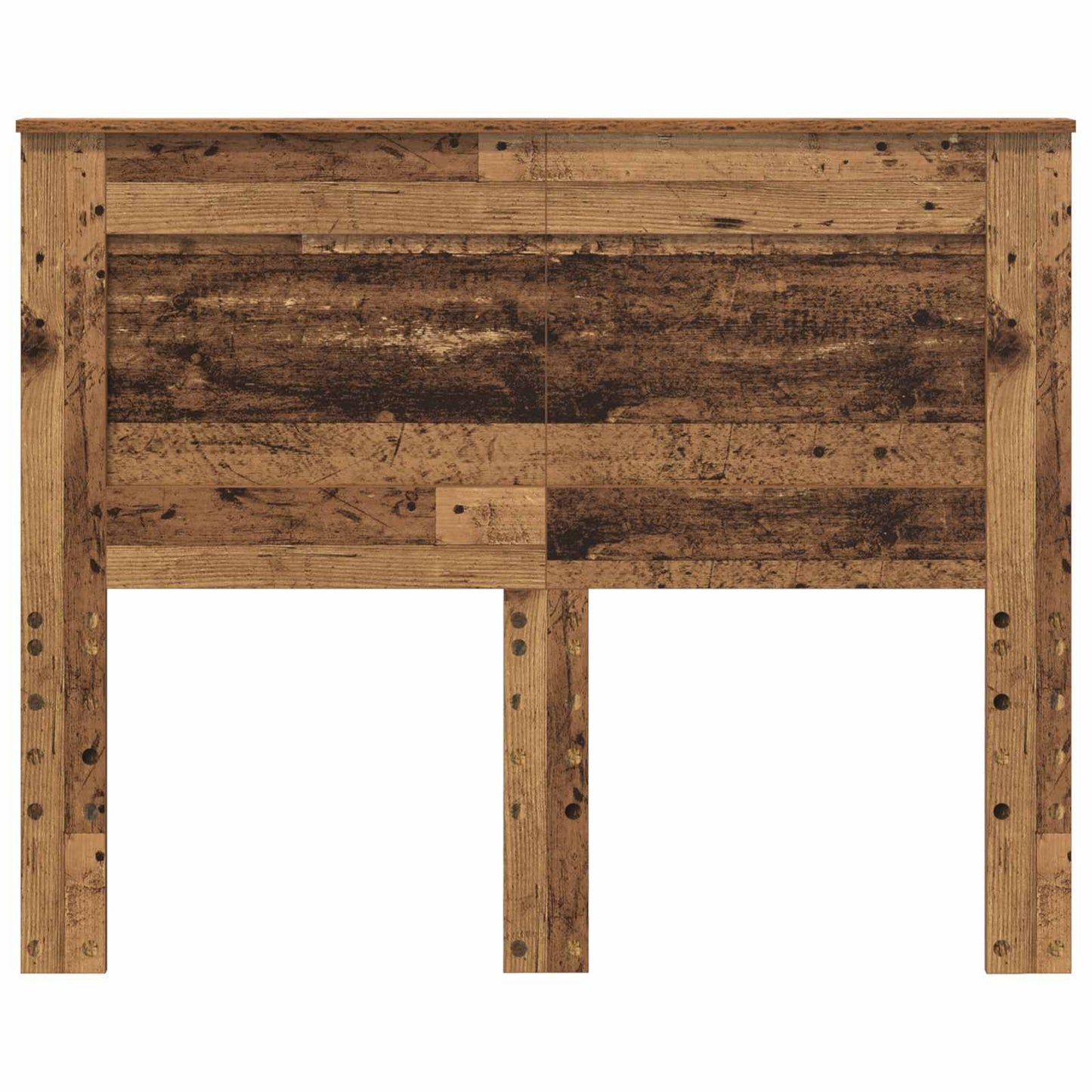vidaXL Headboard with Headboard Old Wood 120 cm Engineered Wood