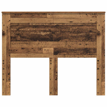 vidaXL Headboard with Headboard Old Wood 120 cm Engineered Wood