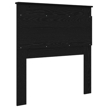 vidaXL Headboard with Headboard Black Oak 100 cm Engineered Wood