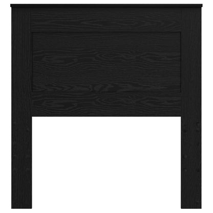 vidaXL Headboard with Headboard Black Oak 100 cm Engineered Wood