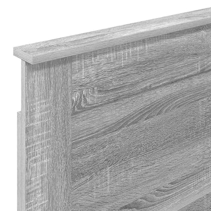 vidaXL Headboard with Headboard Grey Sonoma 100 cm Engineered Wood