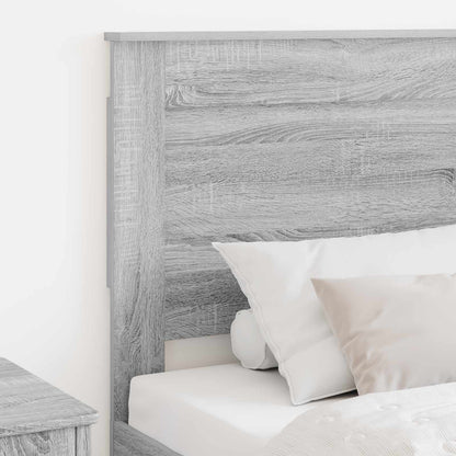 vidaXL Headboard with Headboard Grey Sonoma 100 cm Engineered Wood