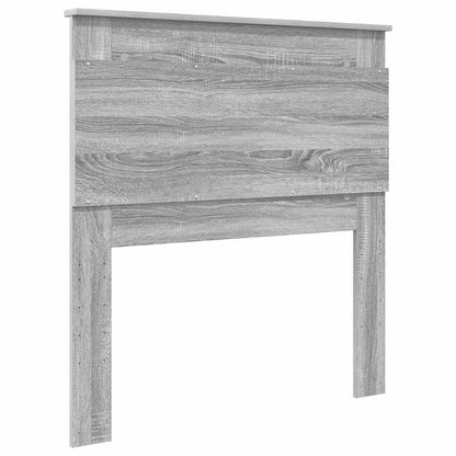 vidaXL Headboard with Headboard Grey Sonoma 100 cm Engineered Wood