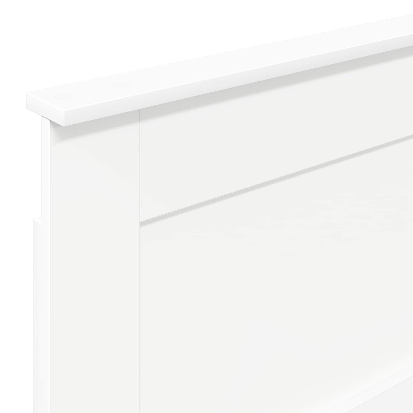 vidaXL Headboard with Headboard White 80 cm Engineered Wood