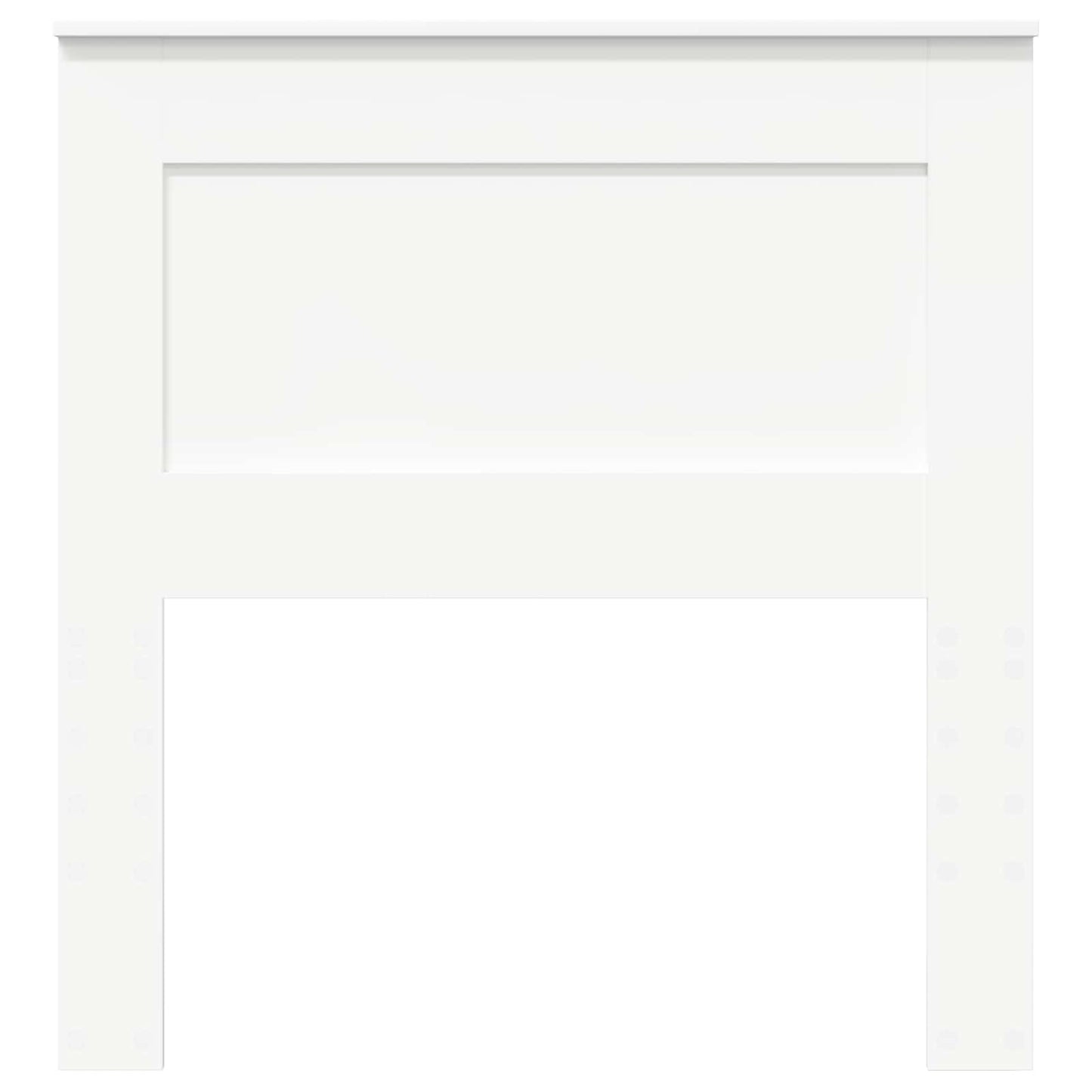 vidaXL Headboard with Headboard White 80 cm Engineered Wood