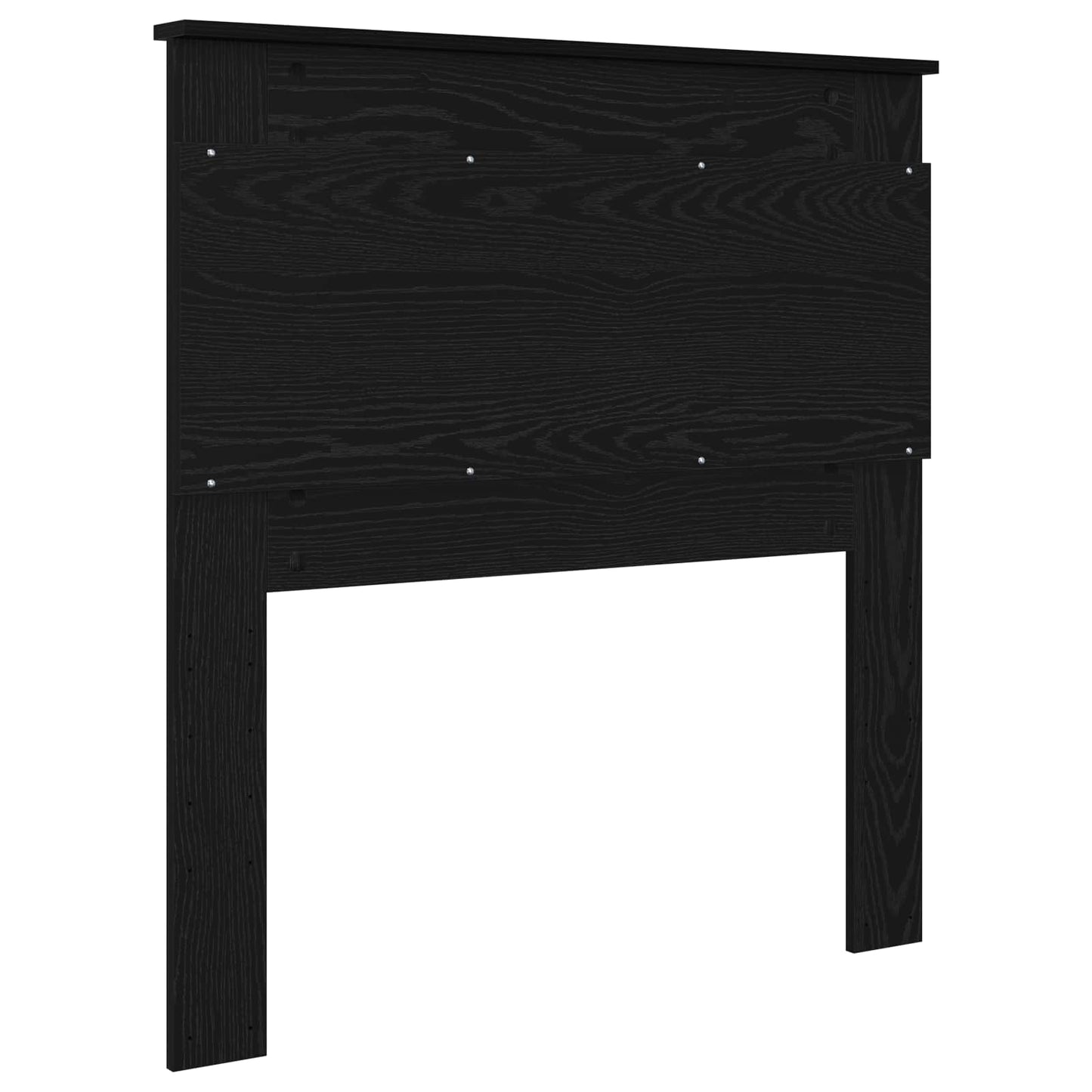 vidaXL Headboard with Headboard Black Oak 80 cm Engineered Wood