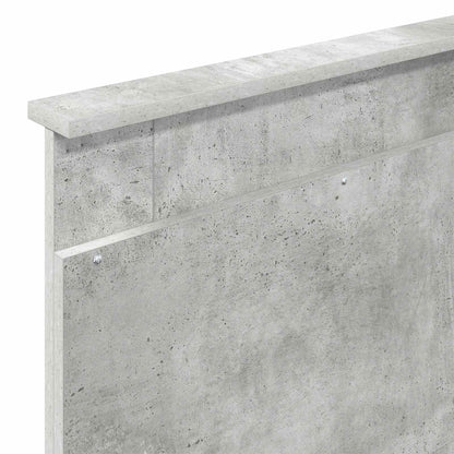vidaXL Headboard with Headboard Concrete Grey 80 cm Engineered Wood