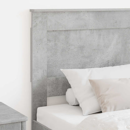 vidaXL Headboard with Headboard Concrete Grey 80 cm Engineered Wood