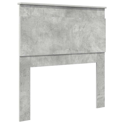 vidaXL Headboard with Headboard Concrete Grey 80 cm Engineered Wood